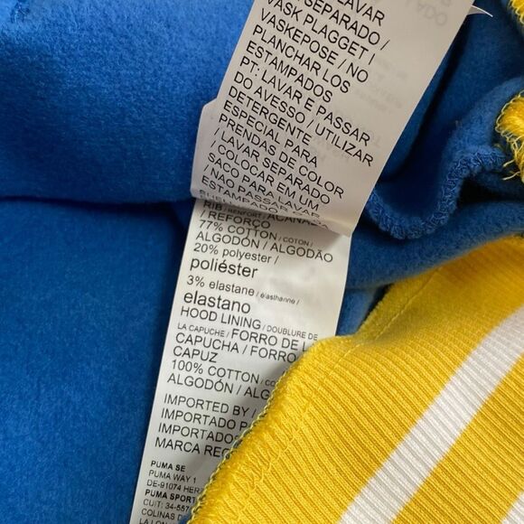 Puma X Hoodie Black Fives "Make History Now" Star Sapphire Hoodie Mens size XL - Picture 7 of 8